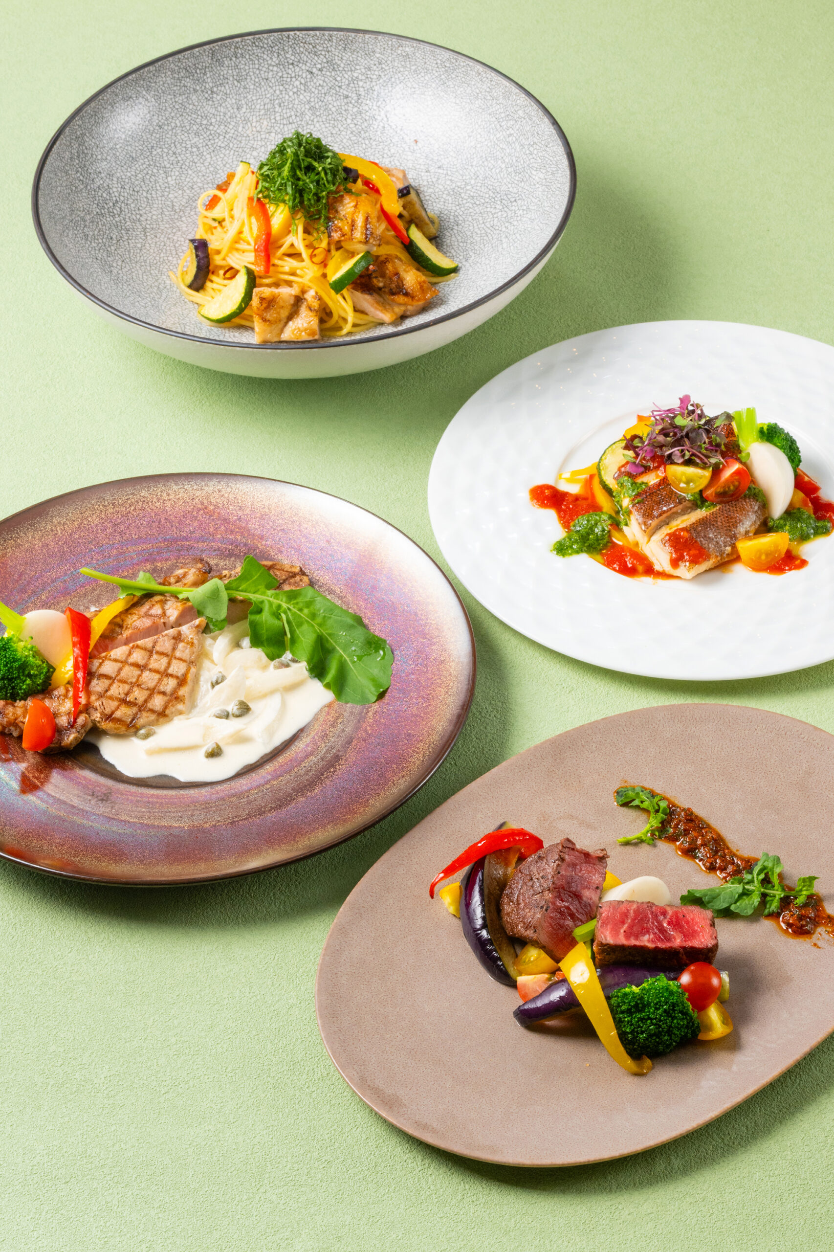 2026年夏ランチ メイン料理 縦写真